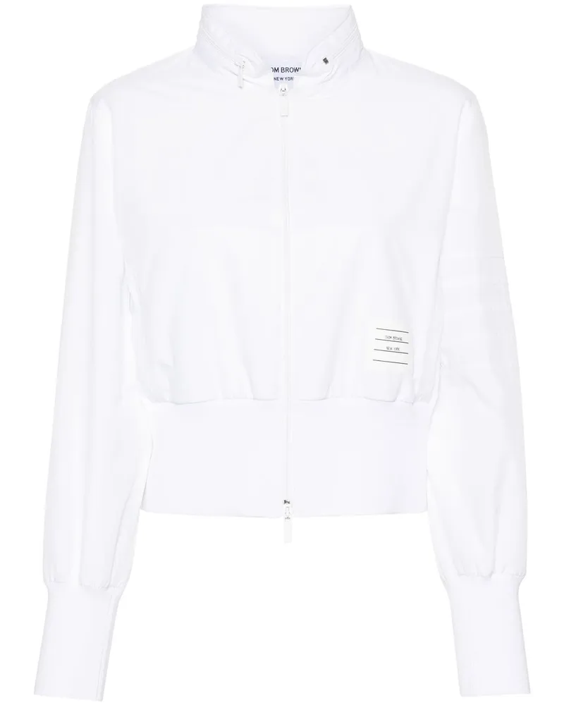 Thom Browne Jacke mit Streifen - Weiß Weiß
