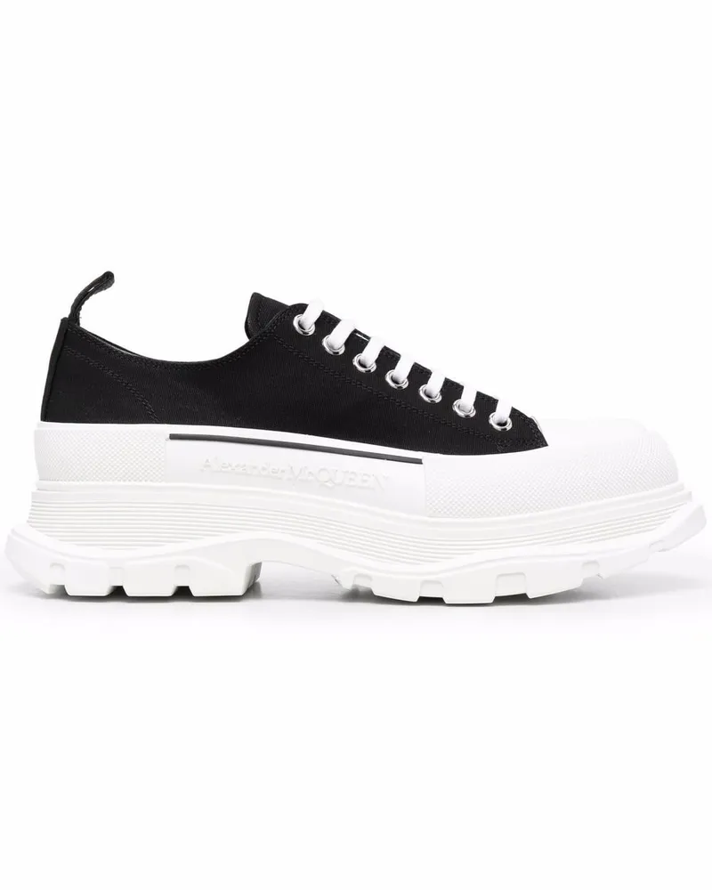 Alexander McQueen Tread Slick Sneakers - Schwarz Schwarz