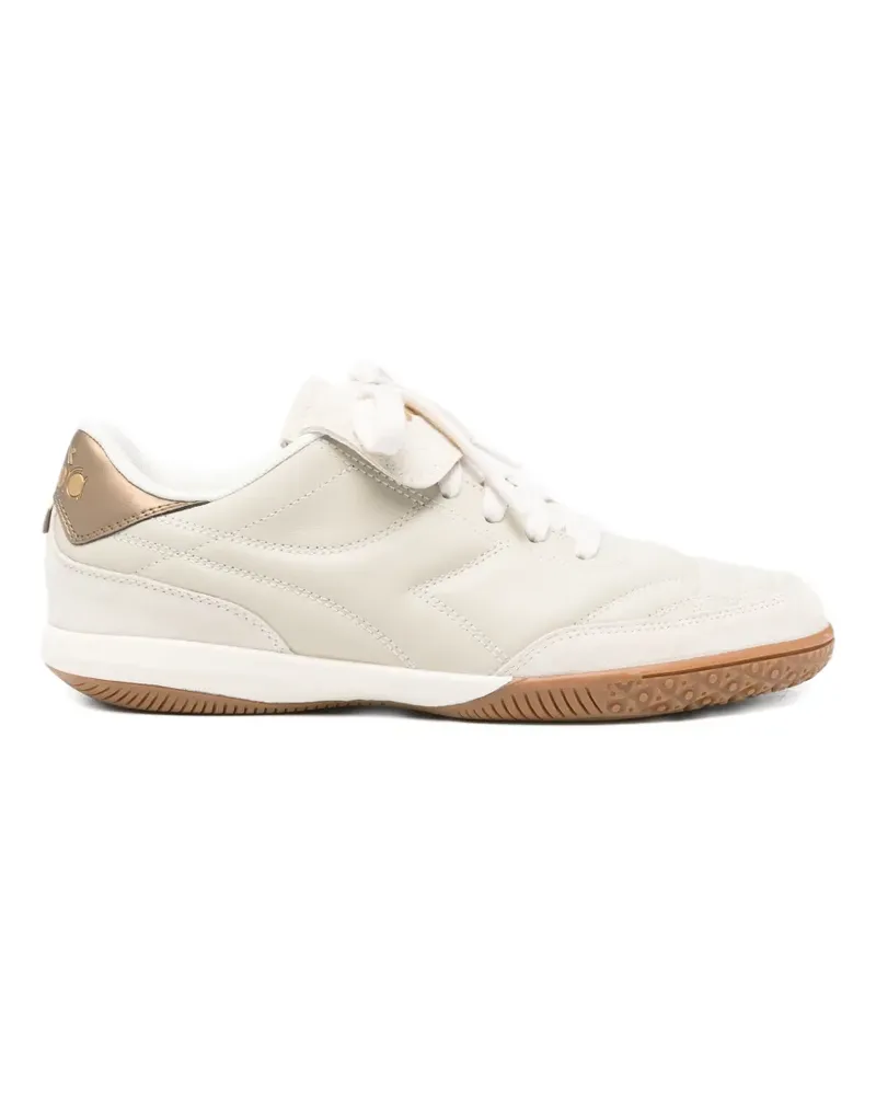 Diadora logo-patch lace-up sneakers - Nude Nude