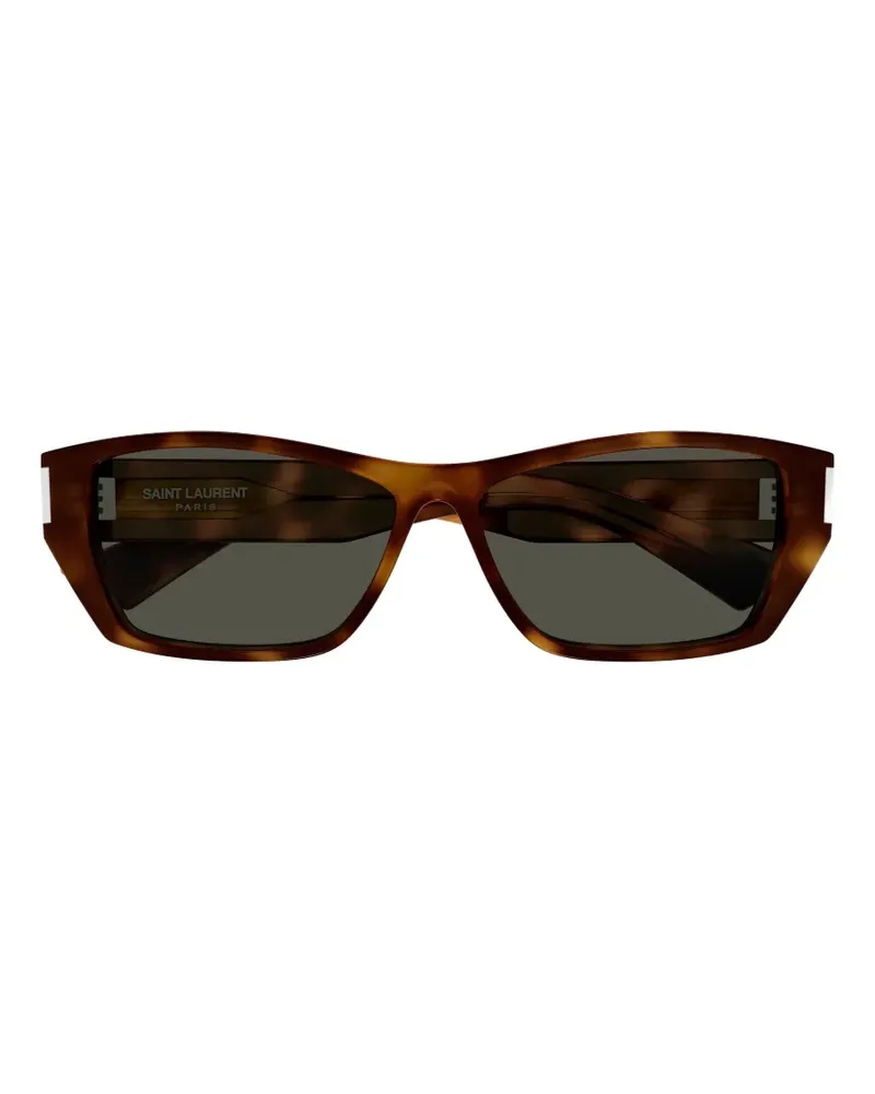 Saint Laurent SL 928 Sonnenbrille mit eckigem Gestell - Braun Braun