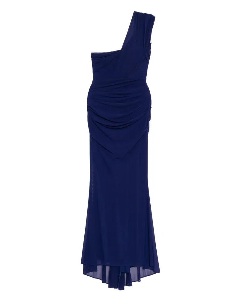 Talbot Runhof Einschultriges Kleid - Blau Blau