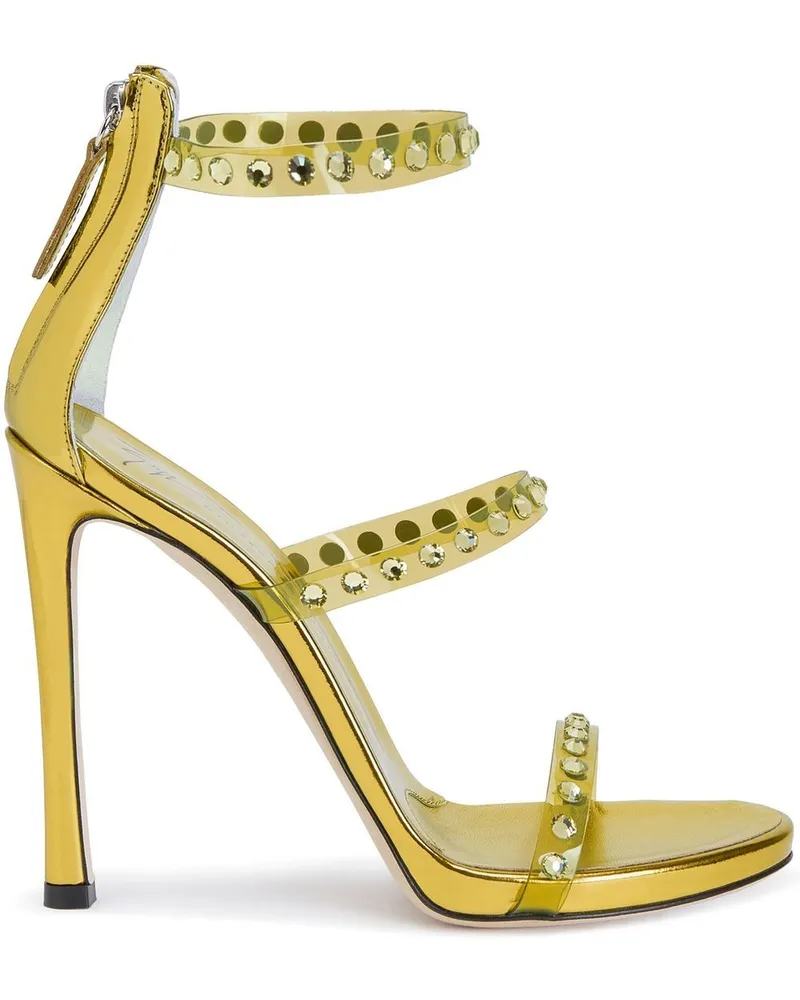 Giuseppe Zanotti Harmony Shine Sandalen 120mm - Gelb Gelb