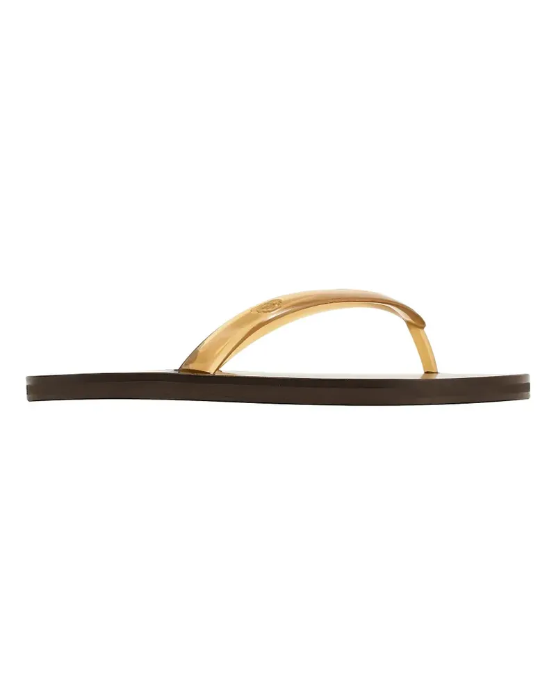 Ancient Greek Sandals Saionara Flip-Flops aus Gelee - Braun Braun