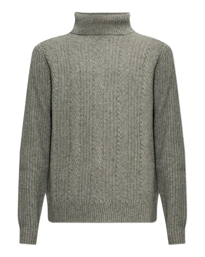 Bogner Eros Rollkragenpullover mit Zopfmuster - Grau Grau