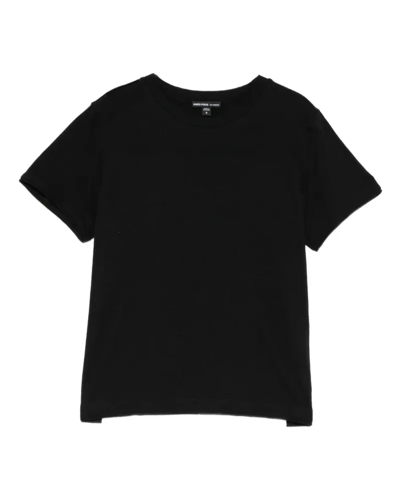 James Perse Klassisches T-Shirt - Schwarz Schwarz