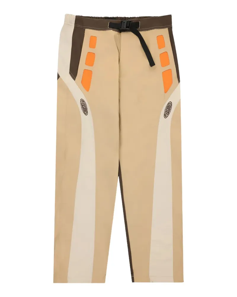 PLEASURES Jet colour-block trousers - Nude Nude