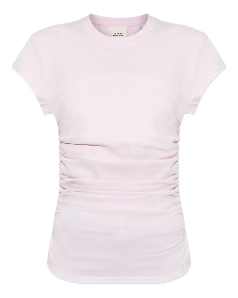Isabel Marant T-Shirt mit gerafftem Detail - Rosa Rosa