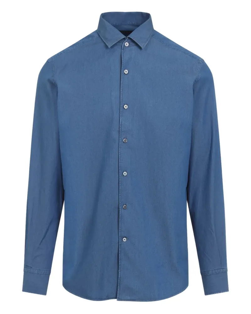 Ermenegildo Zegna Klassisches Hemd - Blau Blau