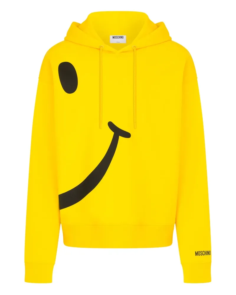 Moschino Hoodie mit grafischem Print - Gelb Gelb