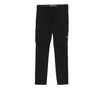 Cargohose mit Logo-Patch - Schwarz