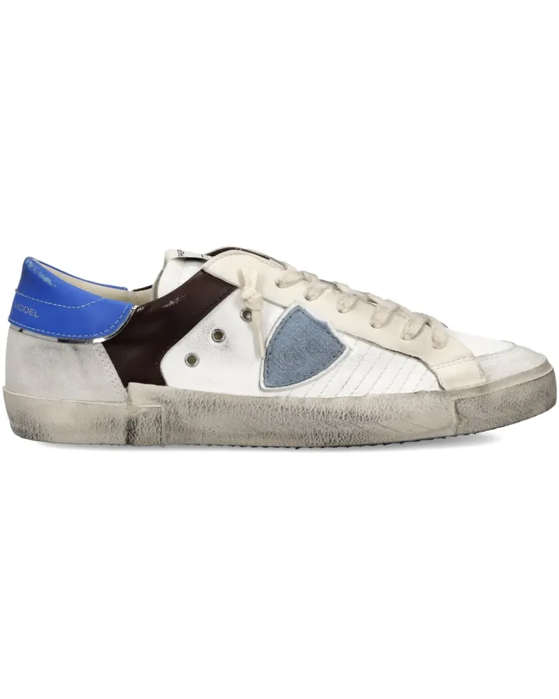Philippe Model Sneakers im Patchwork-Look - Weiß Weiß