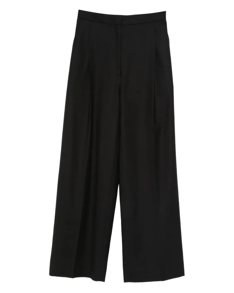 LARDINI pleated trousers - Schwarz Schwarz