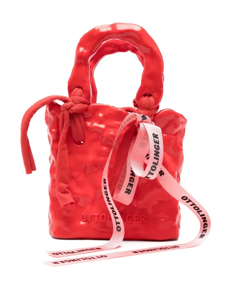 OTTOLINGER bow-detail tote bag - Rot Rot