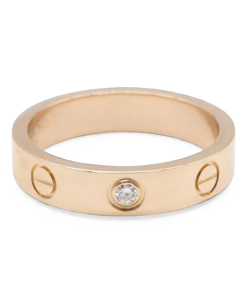 Cartier 2010s mini Love diamond ring - Rosa Rosa