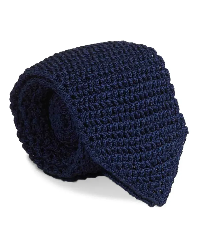 Tom Ford knit-construction tie - Blau Blau