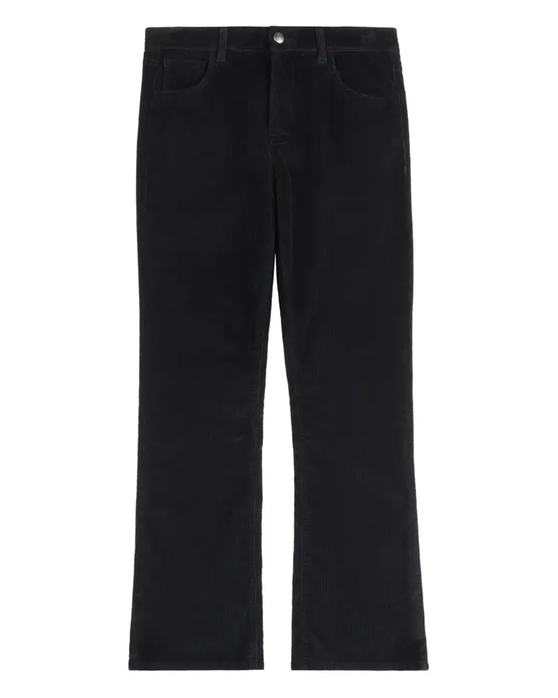 Fay corduroy bootcut trousers - Schwarz Schwarz