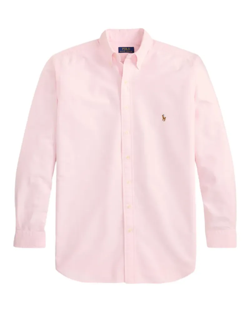 Ralph Lauren Hemd mit Pony-Stickerei - Rosa Rosa