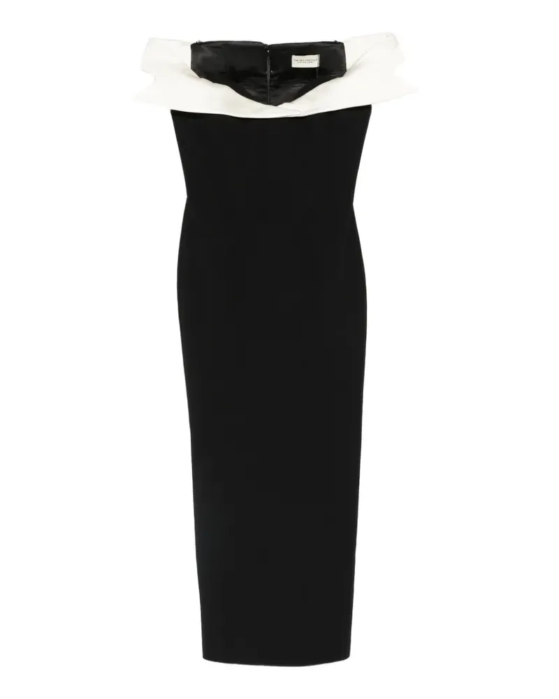 The New Arrivals Ilkyaz Ozel off-shoulder dress - Schwarz Schwarz