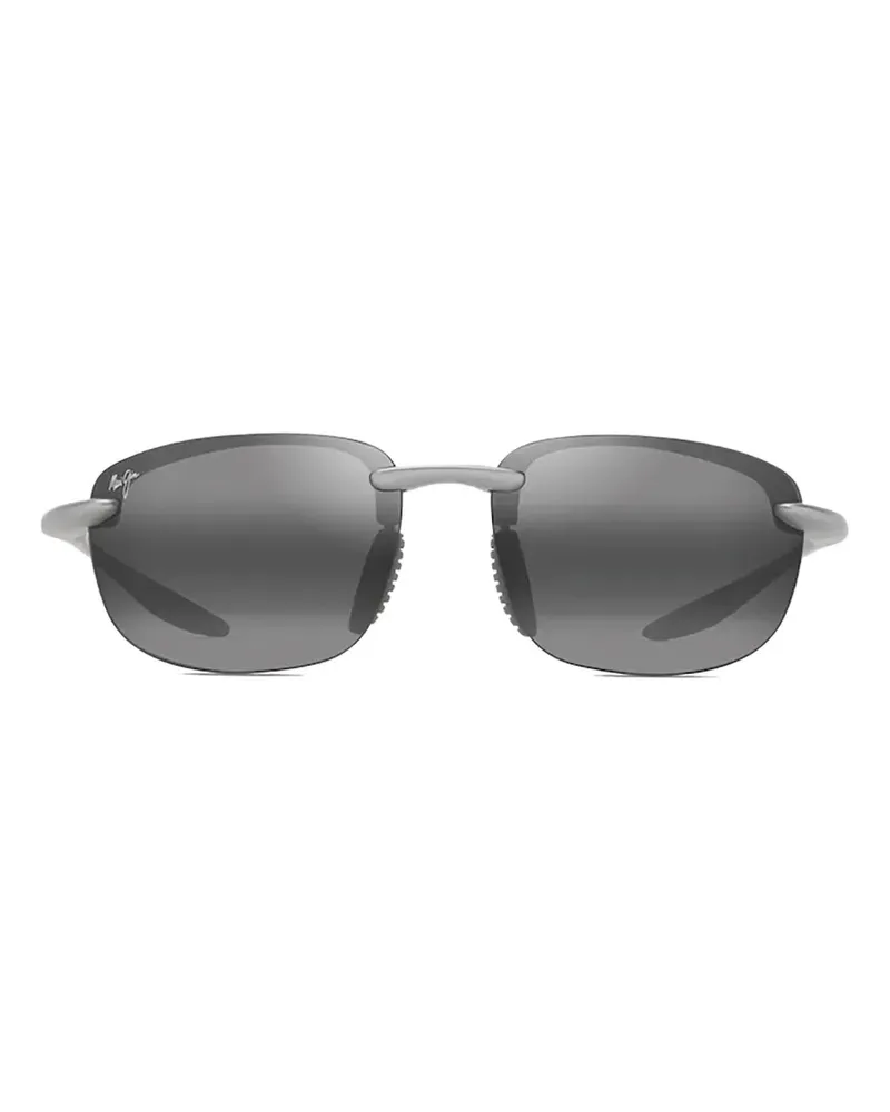 Maui Jim Ho'okipa Ultra AF Sonnenbrille mit rechteckigem Gestell - Grau Grau