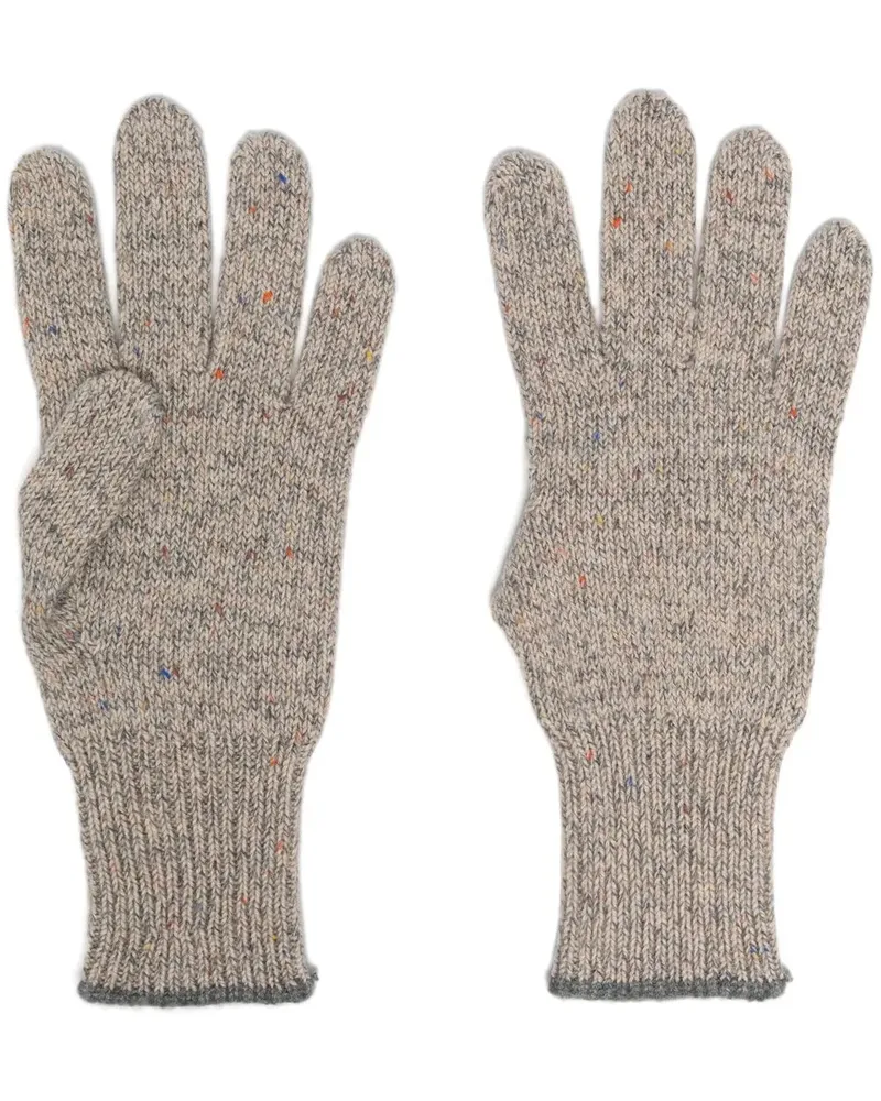 Brunello Cucinelli Handschuhe aus Kaschmir - Nude Nude