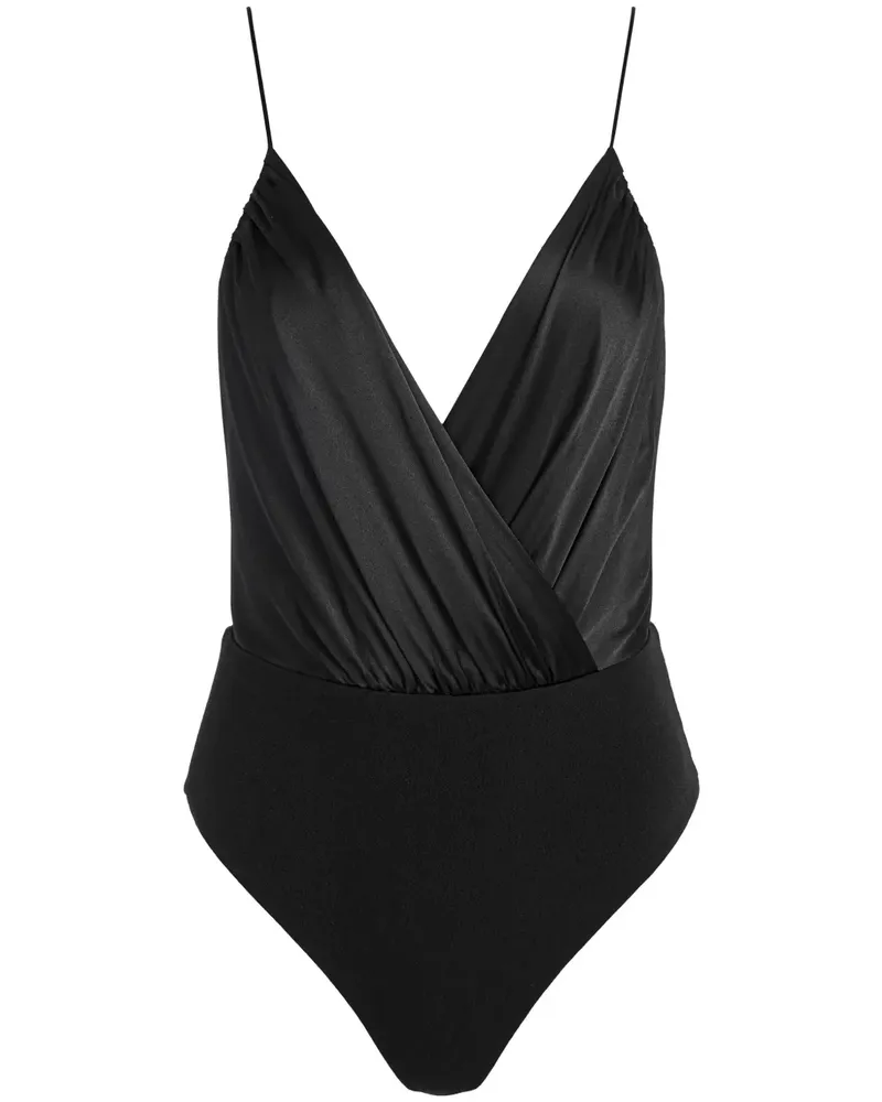 Alice + Olivia Callie Body - Schwarz Schwarz