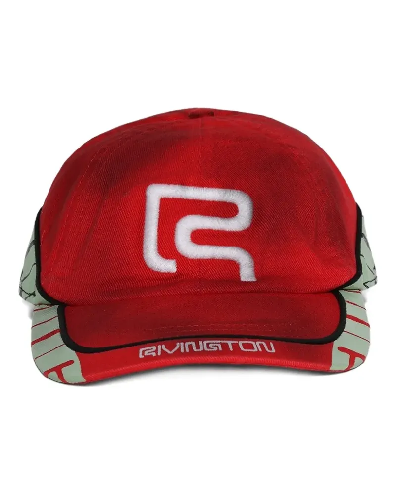 RRR123 Rivington Metarosa Baseballkappe mit Logo - Rot Rot