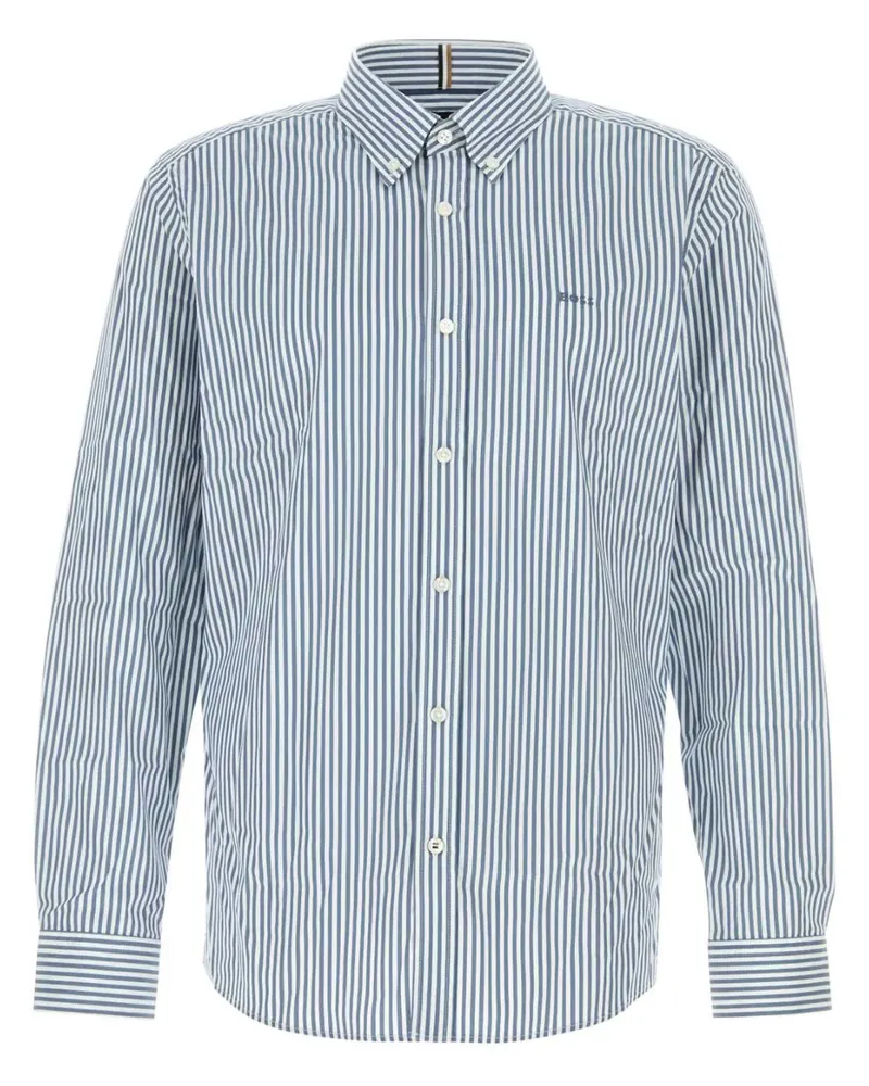 HUGO BOSS Gestreiftes Hemd - Blau Blau