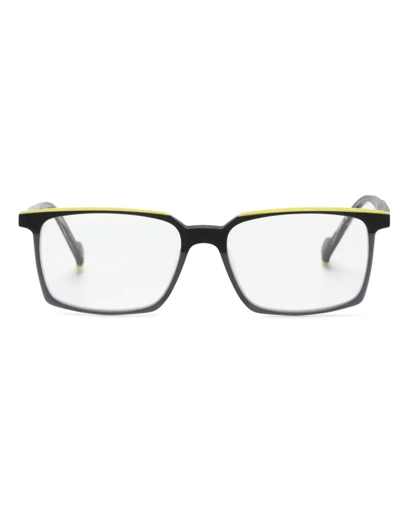 Etnia Barcelona Diego Brille mit eckigem Gestell - Schwarz Schwarz