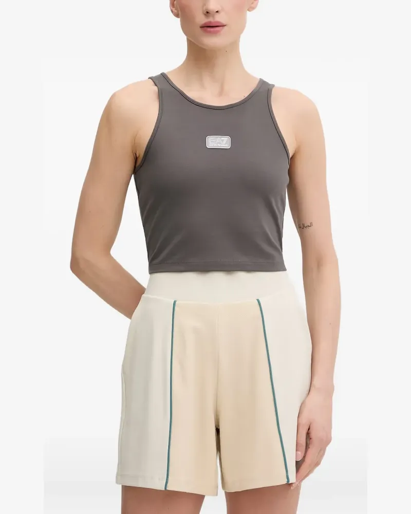 EA7 Logo Series tank top - Grau Grau