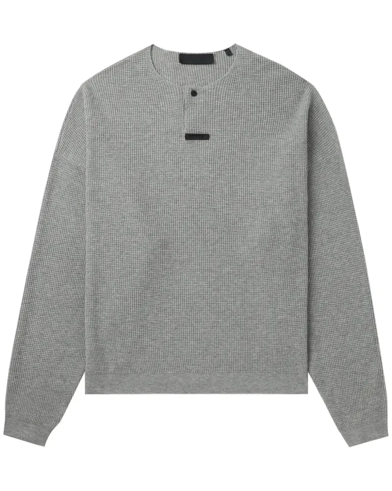 Fear of God Pullover mit Logo-Applikation - Grau Grau