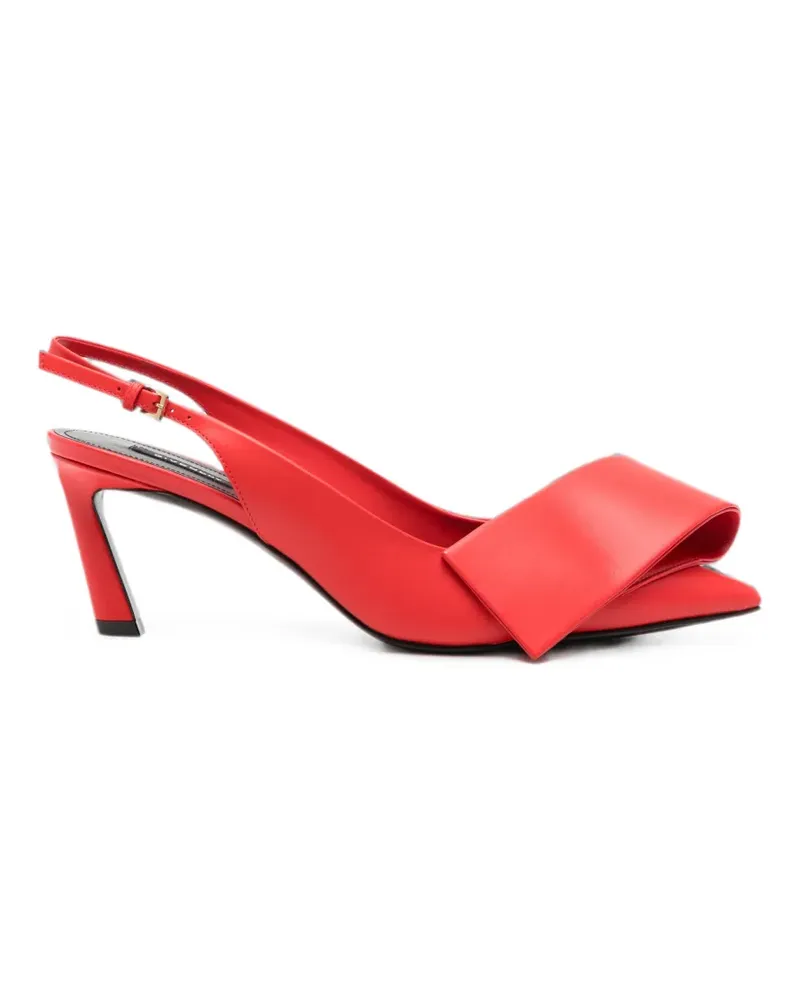 Givenchy Slingback-Pumps mit verdrehtem Band - Rot Rot