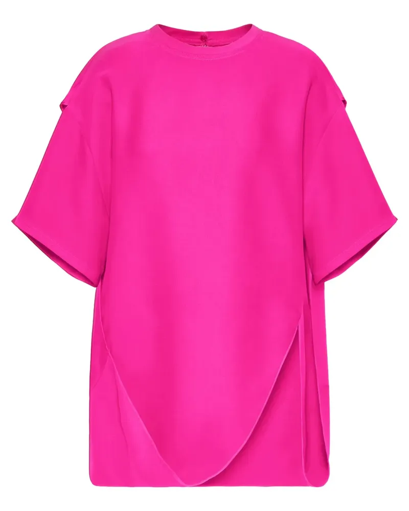 Valentino Garavani Asymmetrisches T-Shirt - Rosa Rosa