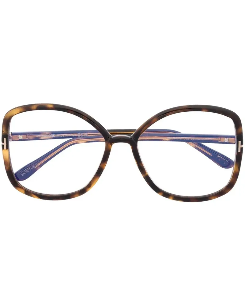 Tom Ford Oversized-Brille FT5845B - Braun Braun