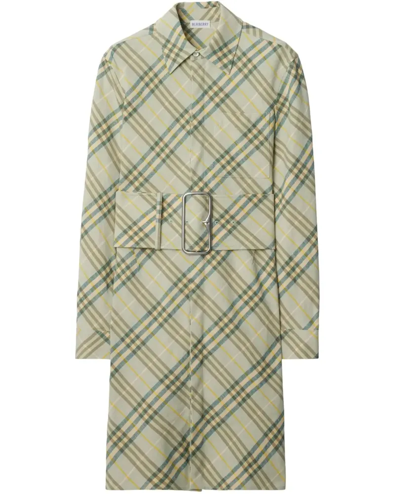 Burberry Kariertes Hemdkleid - Nude Nude