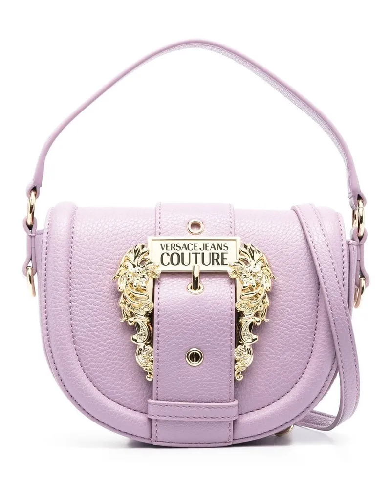 Versace Jeans Handtasche mit barocker Schnalle Violett