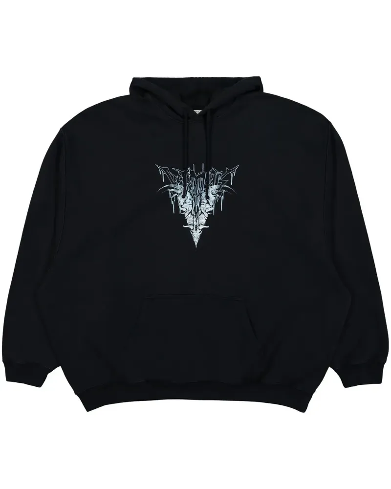 VETEMENTS Bone V Hoodie - Schwarz Schwarz