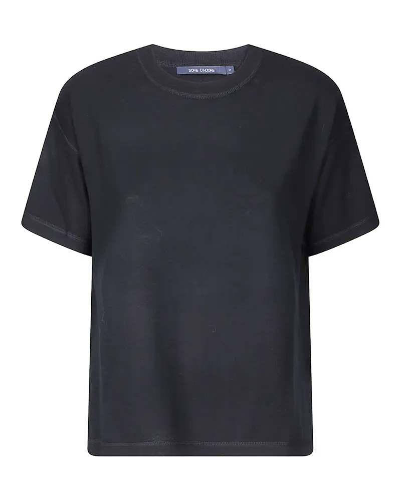 Sofie D'Hoore T-Shirt aus Wolle - Schwarz Schwarz