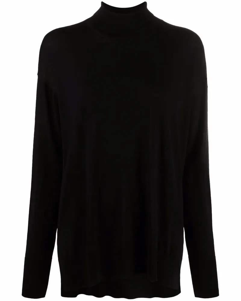 Max Mara Pullover mit Rollkragen - Schwarz Schwarz