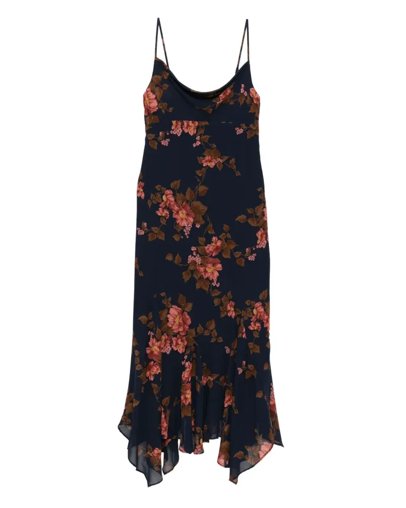 Reformation Lluvia Kleid - Blau Blau