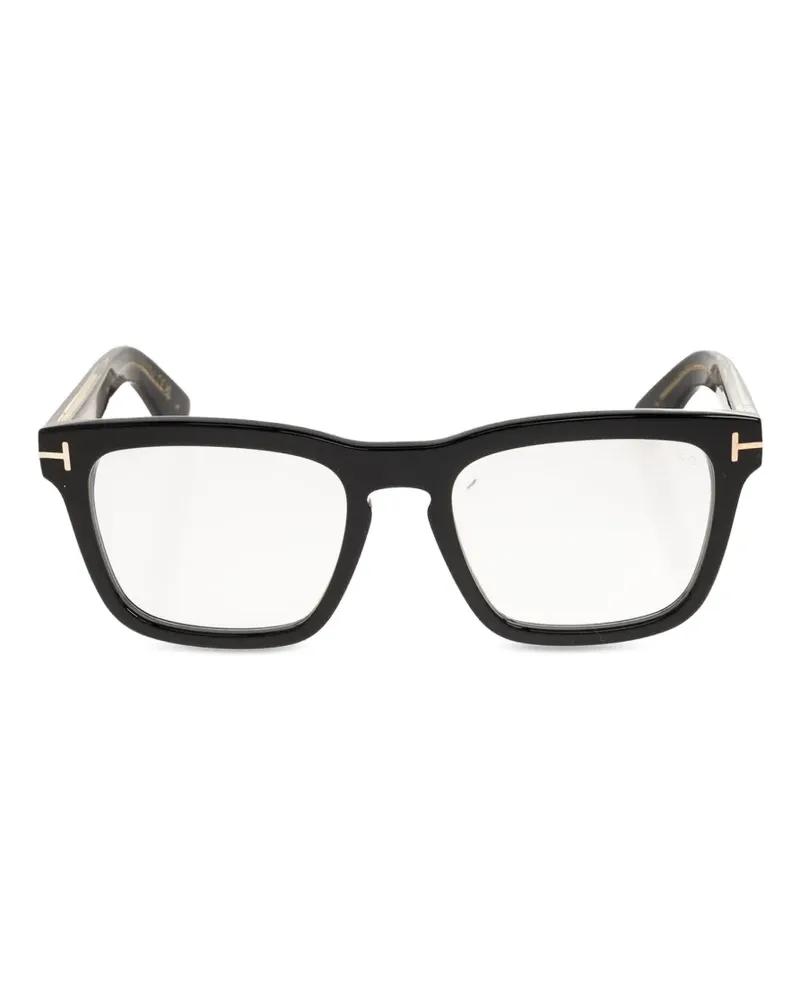 Tom Ford T-logo square-frame glasses - Blau Blau