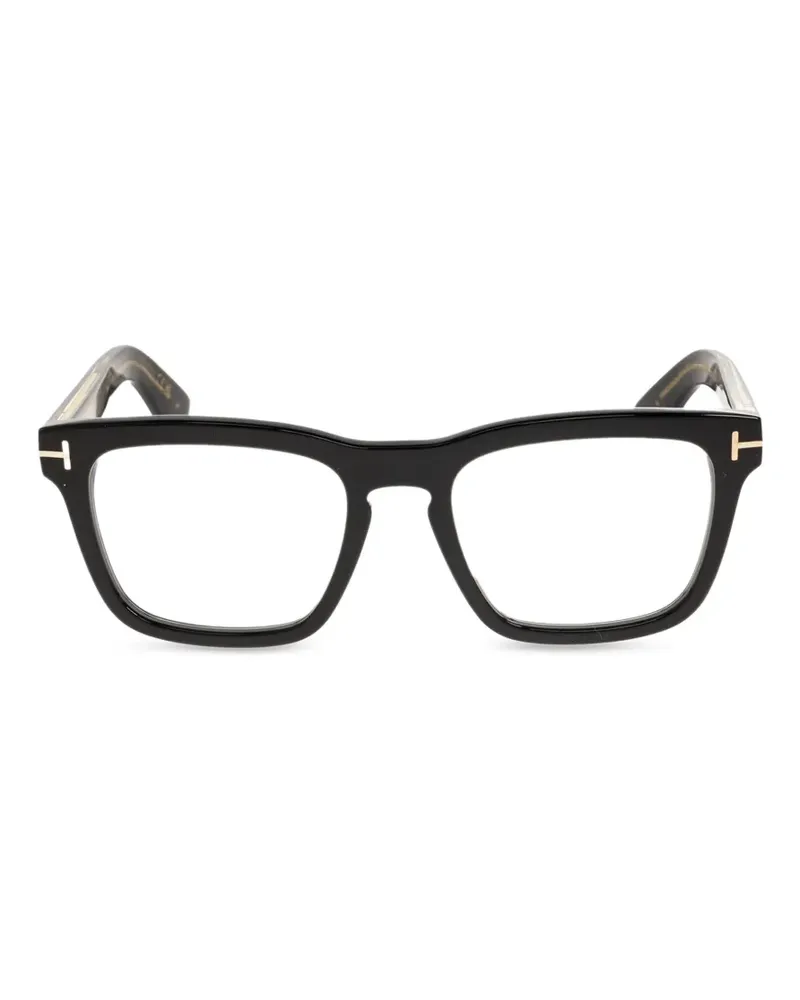 Tom Ford T-logo square-frame glasses - Blau Blau