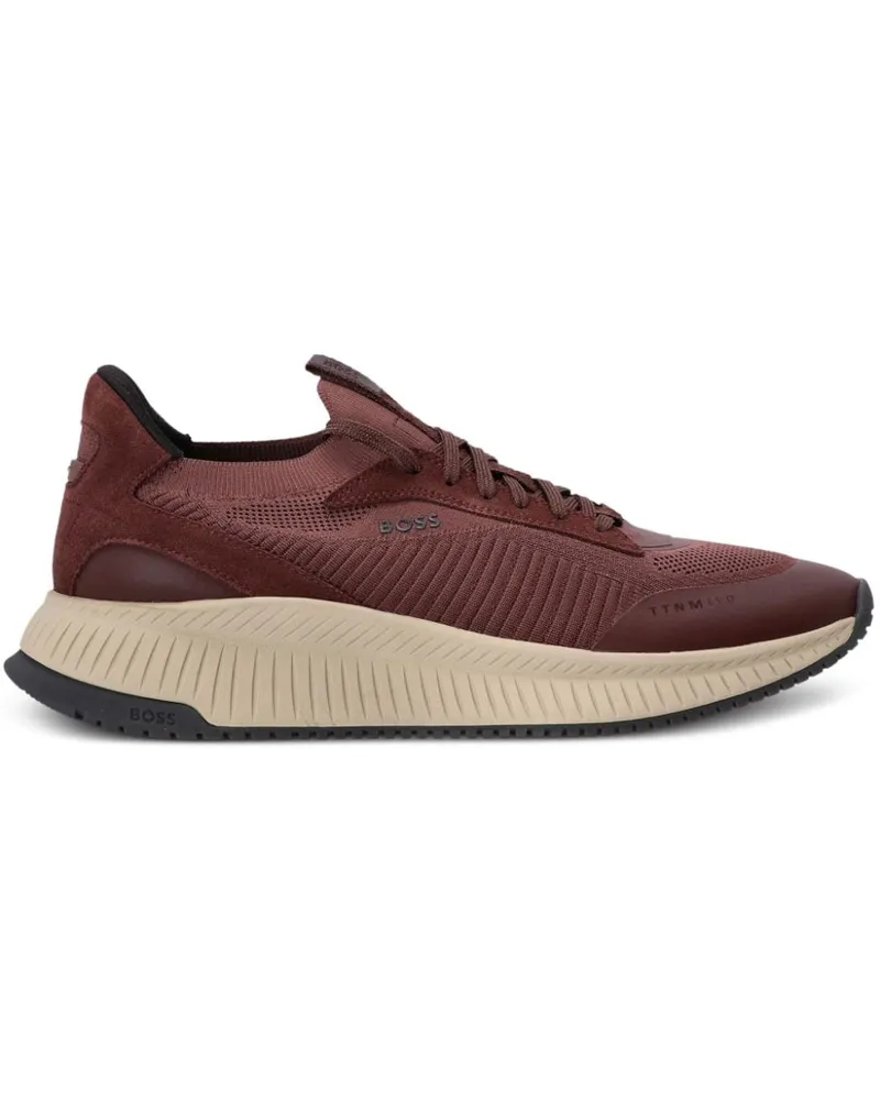 HUGO BOSS Ttnm Evo Sneakers mit Einsätzen - Rot Rot
