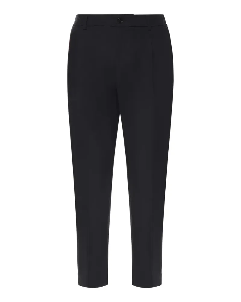 Be Able pleated pressed-crease trousers - Schwarz Schwarz