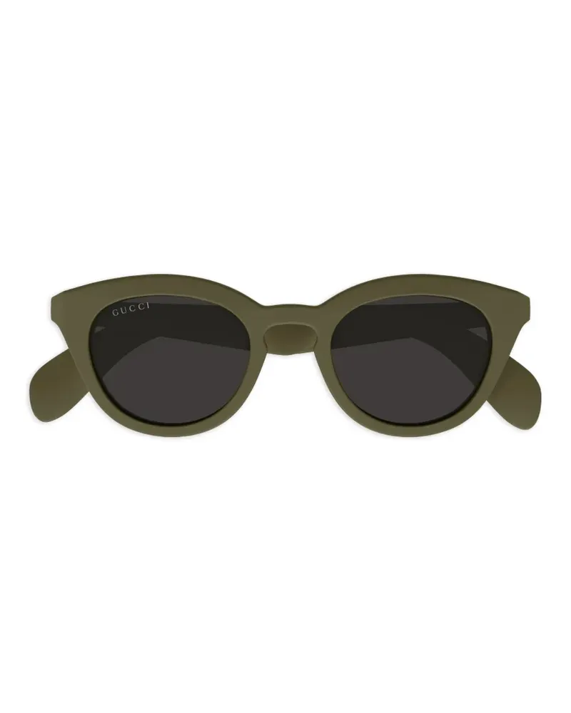 Gucci oval-frame sunglasses - Grün Grün