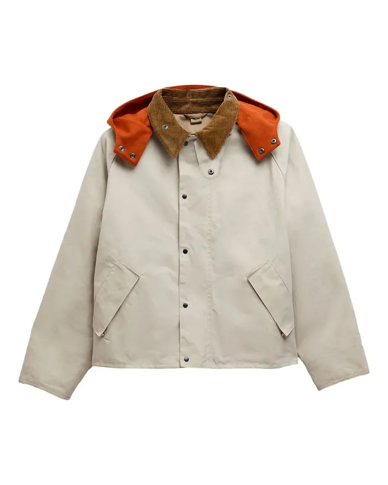 Barbour single-breasted jacket - Nude Nude