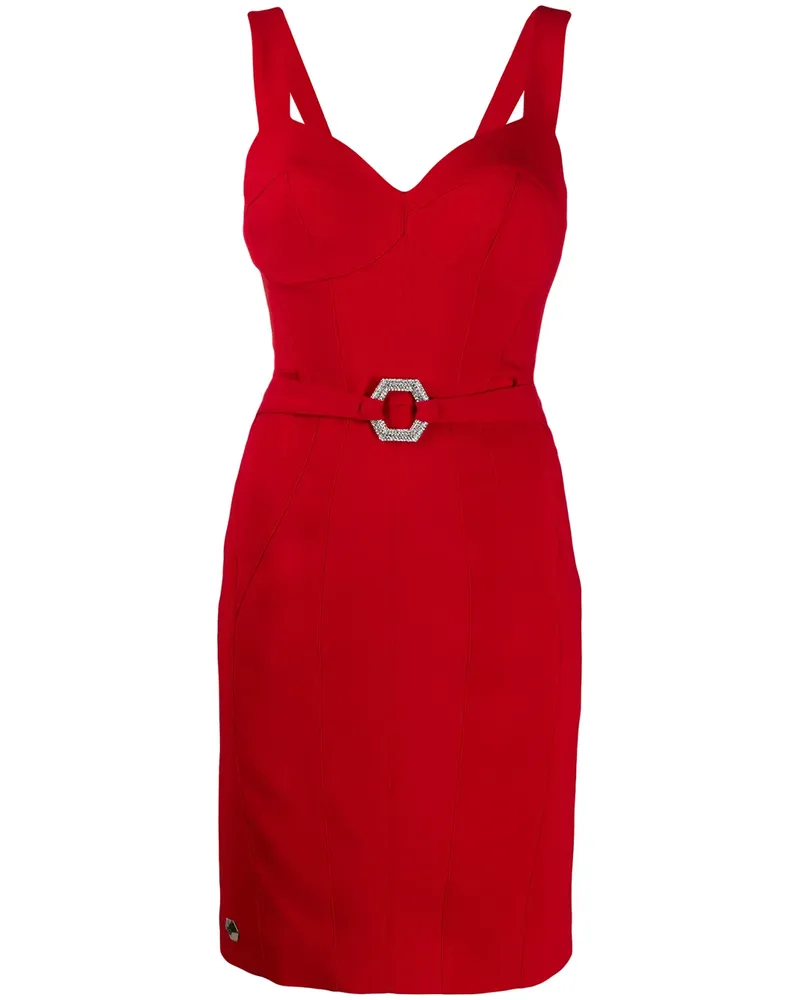 Philipp Plein Elegantes Kleid - Rot Rot