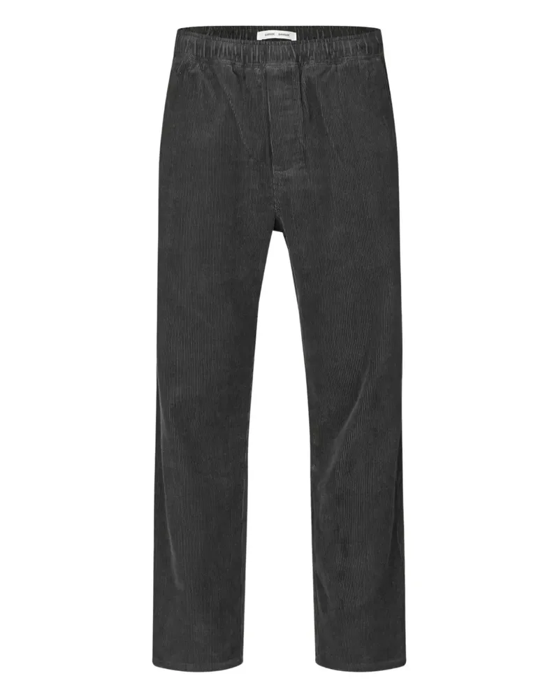 Samsøe & Samsøe Jabari Hose aus Cord - Schwarz Schwarz
