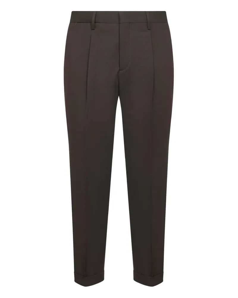 D4.0 front-pleated tailored trousers - Braun Braun