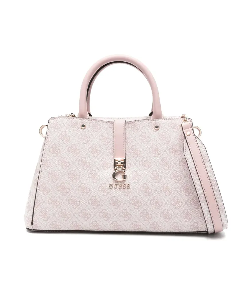 Guess Zamira Quattro G Luxury Tote Bag - Rosa Rosa