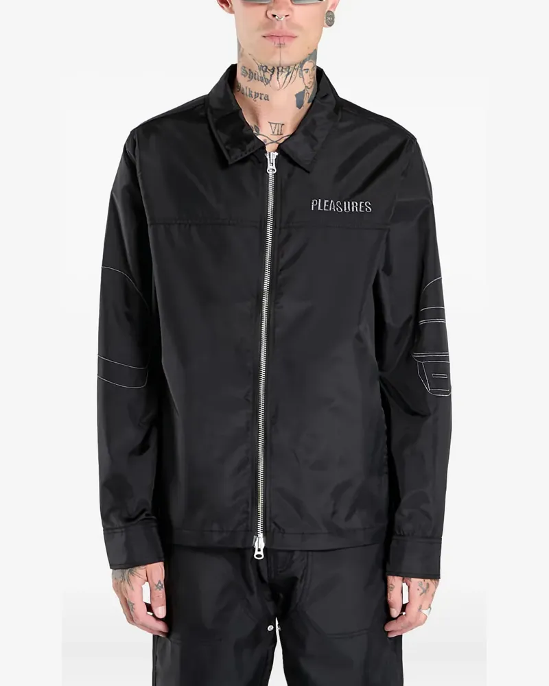 PLEASURES Jacke aus Nylon - Schwarz Schwarz